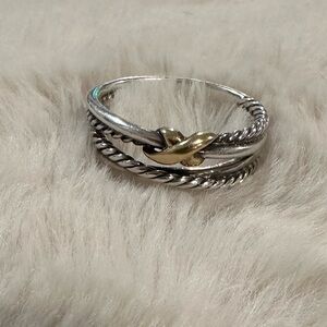 David Yurman X Crossover Band Ring